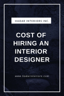 Cost of Hiring an Interior Designer